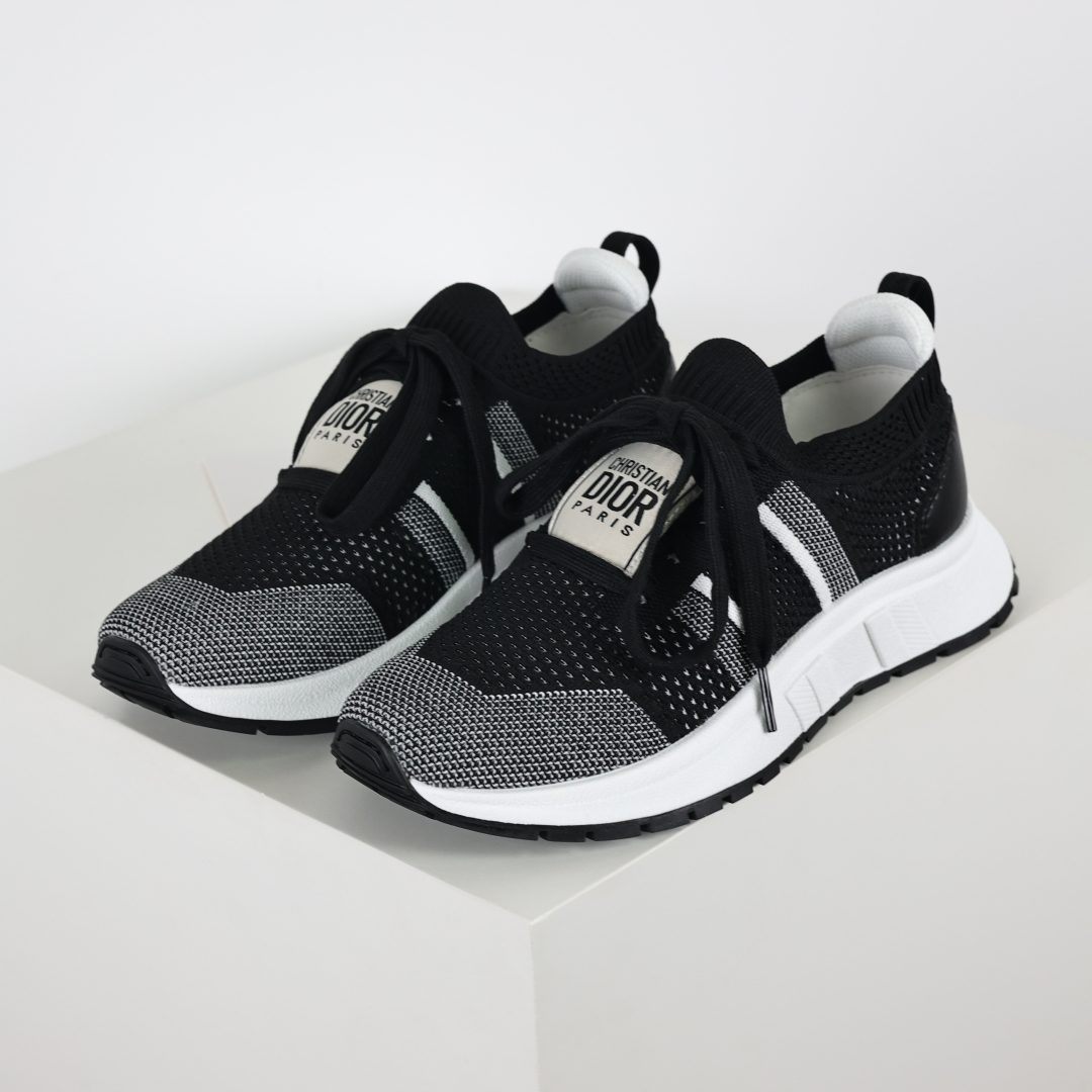 Dior Black and White Technical Mesh