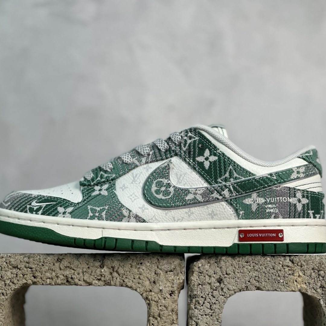 Nike SB Dunk Low Joint Green Denim