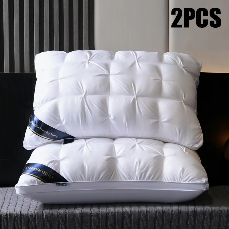2-Piece Sleep Pillow Set, Soft Supportive Bed Pillows,  Luxury Hotel Pillows